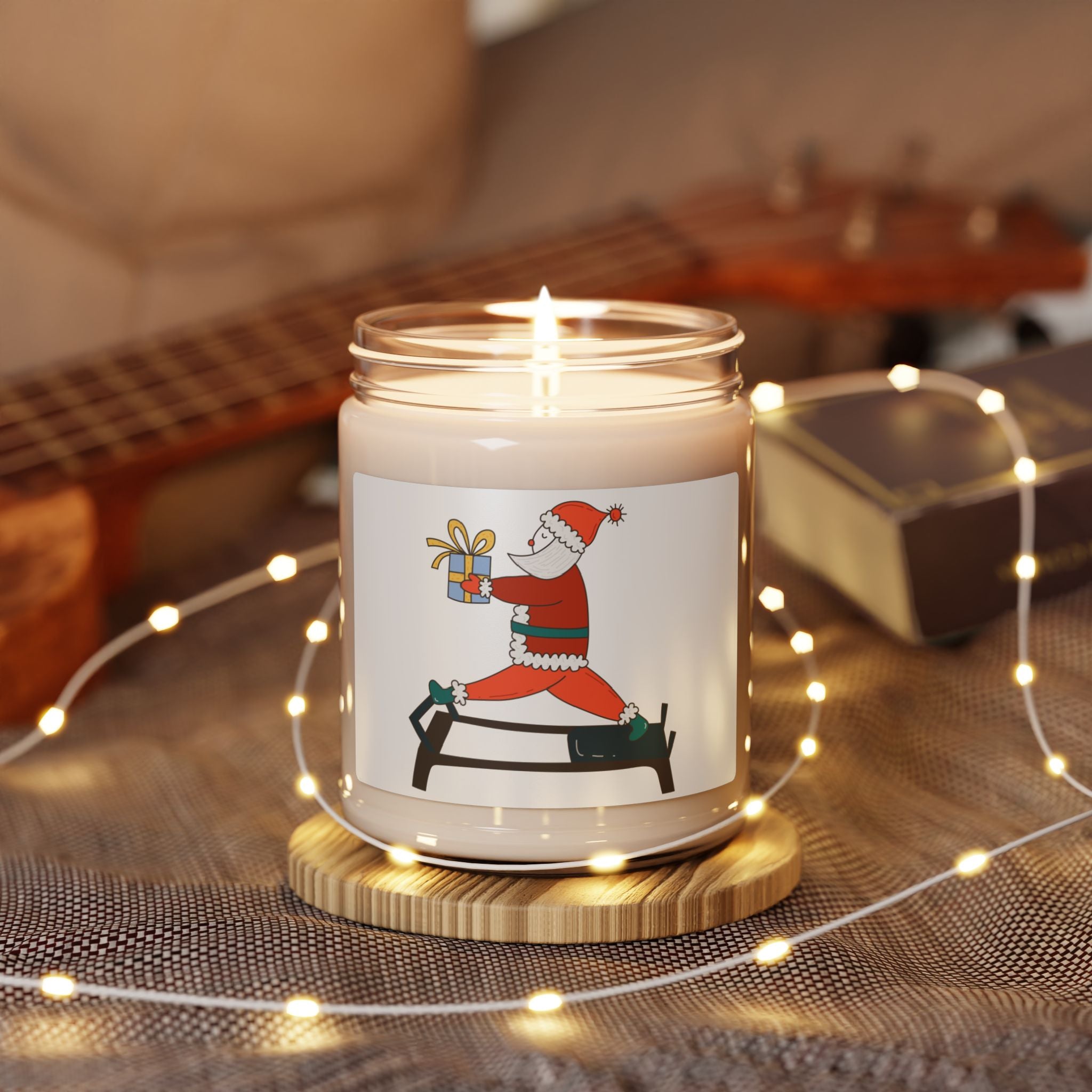 Santa Pilate Scented Soy Candle, 9oz
