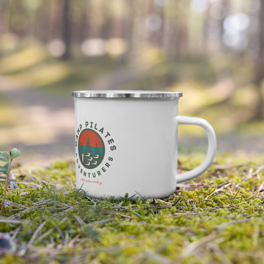 adventure enamel camping mug enamel camping